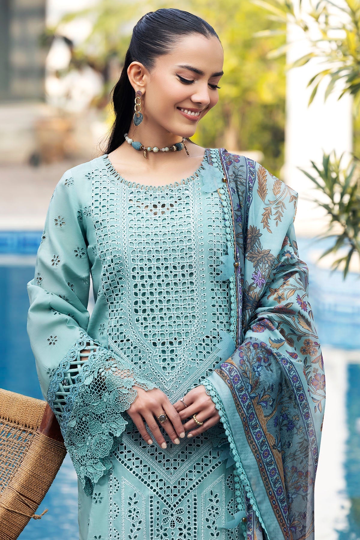 Motifz | Premium Lawn 25 | 5328-ISABEAU - Official Motifz stockist in UK - Sakeena London