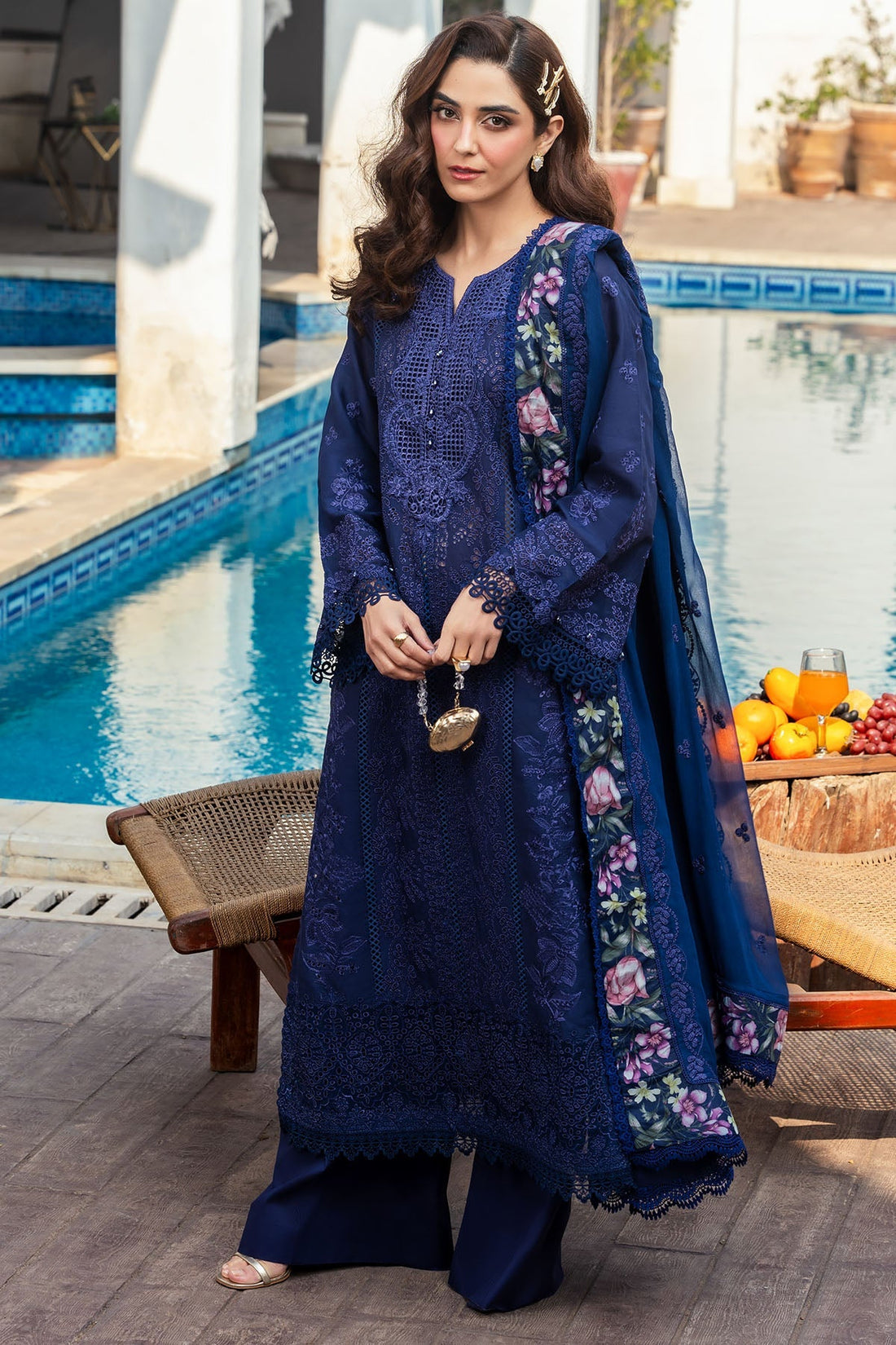Motifz | Premium Lawn 25 | 5330-MAELYS - Official Motifz stockist in UK - Sakeena London