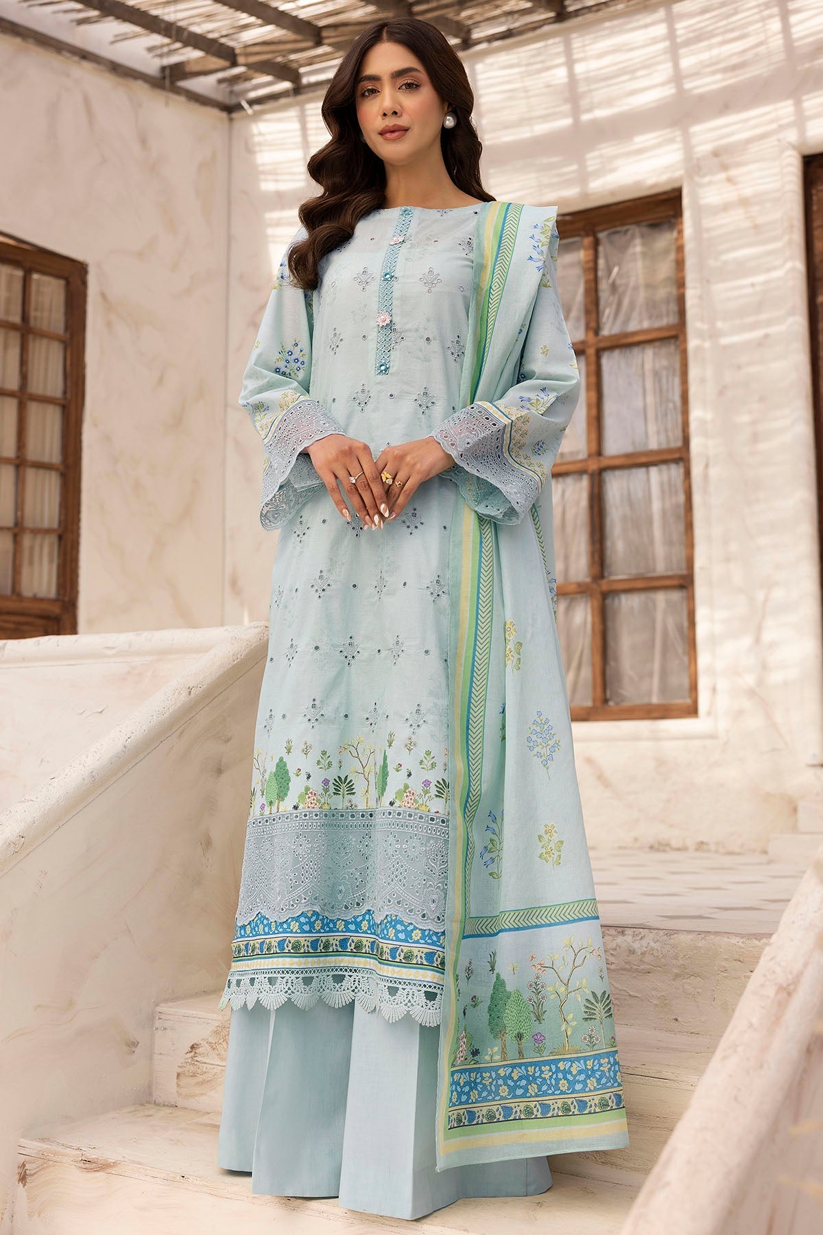 Motifz | Umang Lawn | 5411-SIRA - Official Motifz stockist in UK - Sakeena London