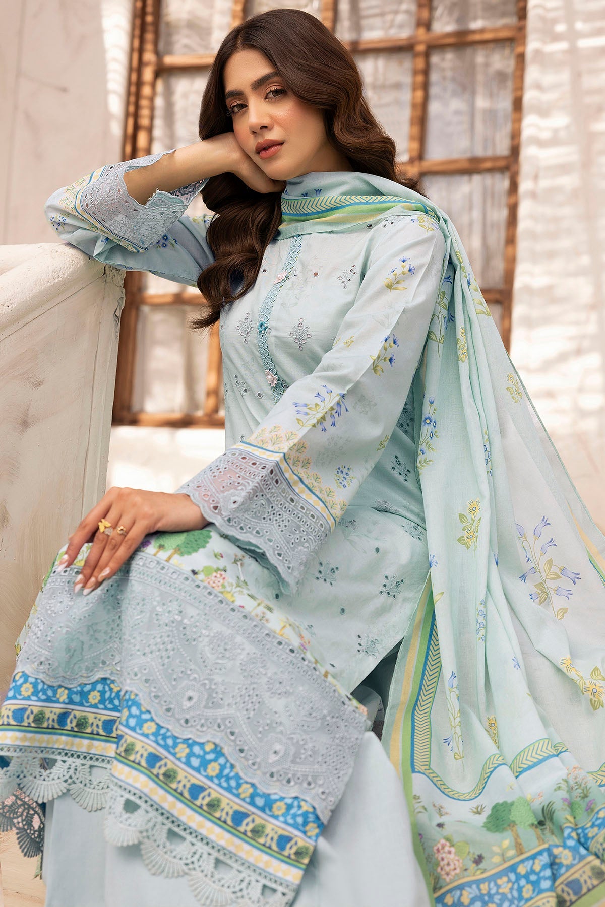 Motifz | Umang Lawn | 5411-SIRA - Official Motifz stockist in UK - Sakeena London
