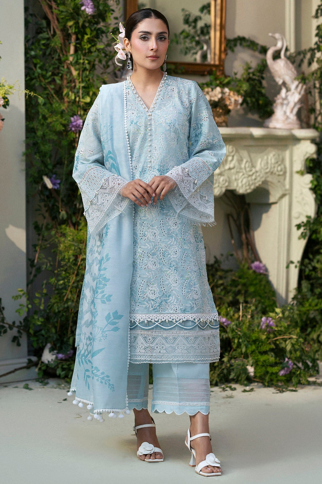 Motifz | Premium Lawn 25 | 5425-LAVENDER - Official Motifz stockist in UK - Sakeena London