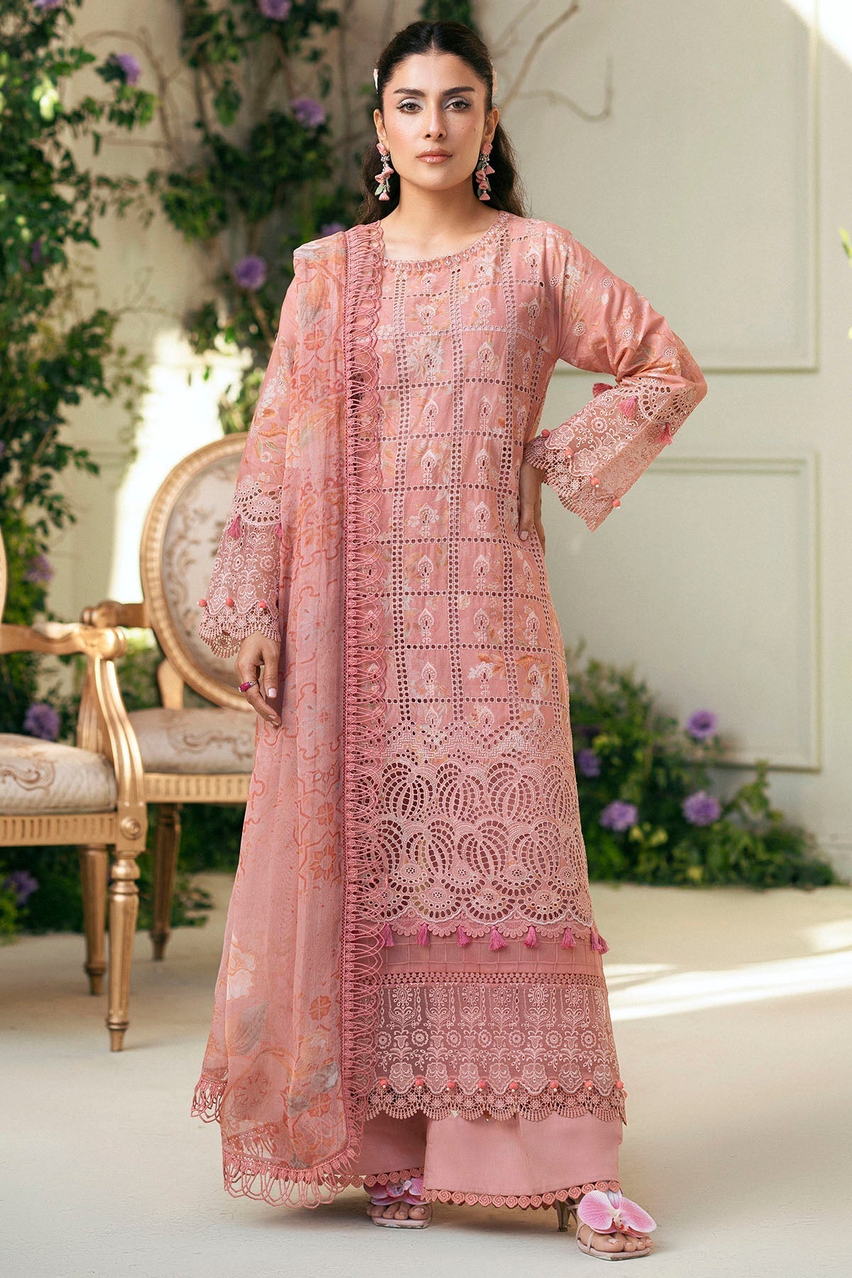 Motifz | Premium Lawn 25 | 5427-LOTUS - Official Motifz stockist in UK - Sakeena London