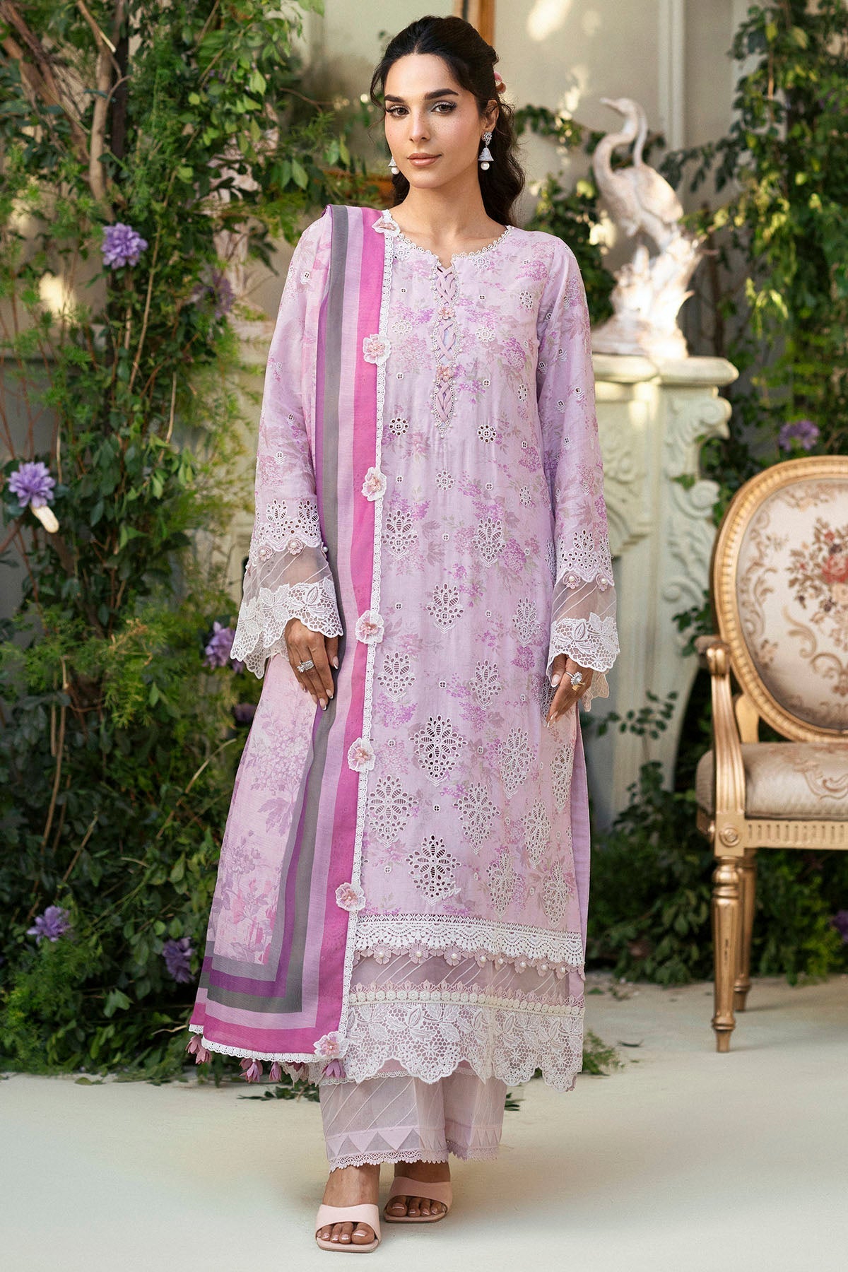 Motifz | Premium Lawn 25 | 5428-ASTER - Official Motifz stockist in UK - Sakeena London