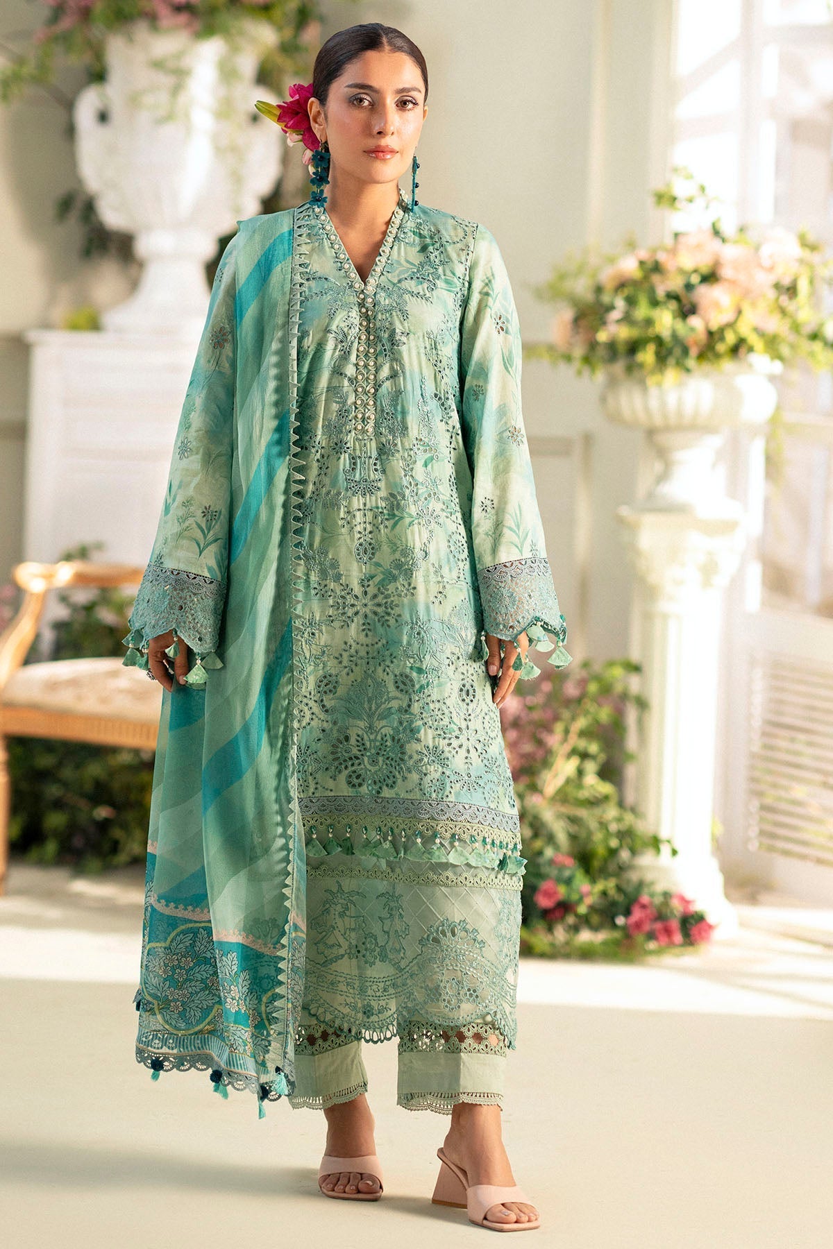 Motifz | Premium Lawn 25 | 5430-IRIS - Official Motifz stockist in UK - Sakeena London