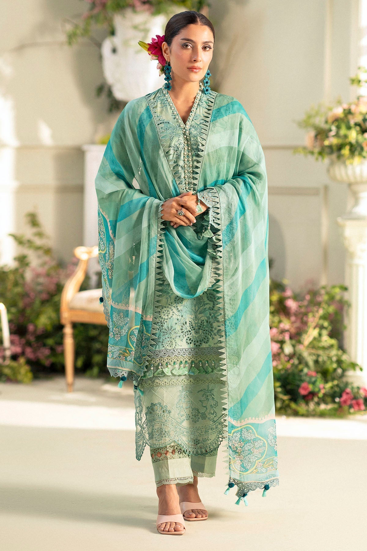 Motifz | Premium Lawn 25 | 5430-IRIS - Official Motifz stockist in UK - Sakeena London