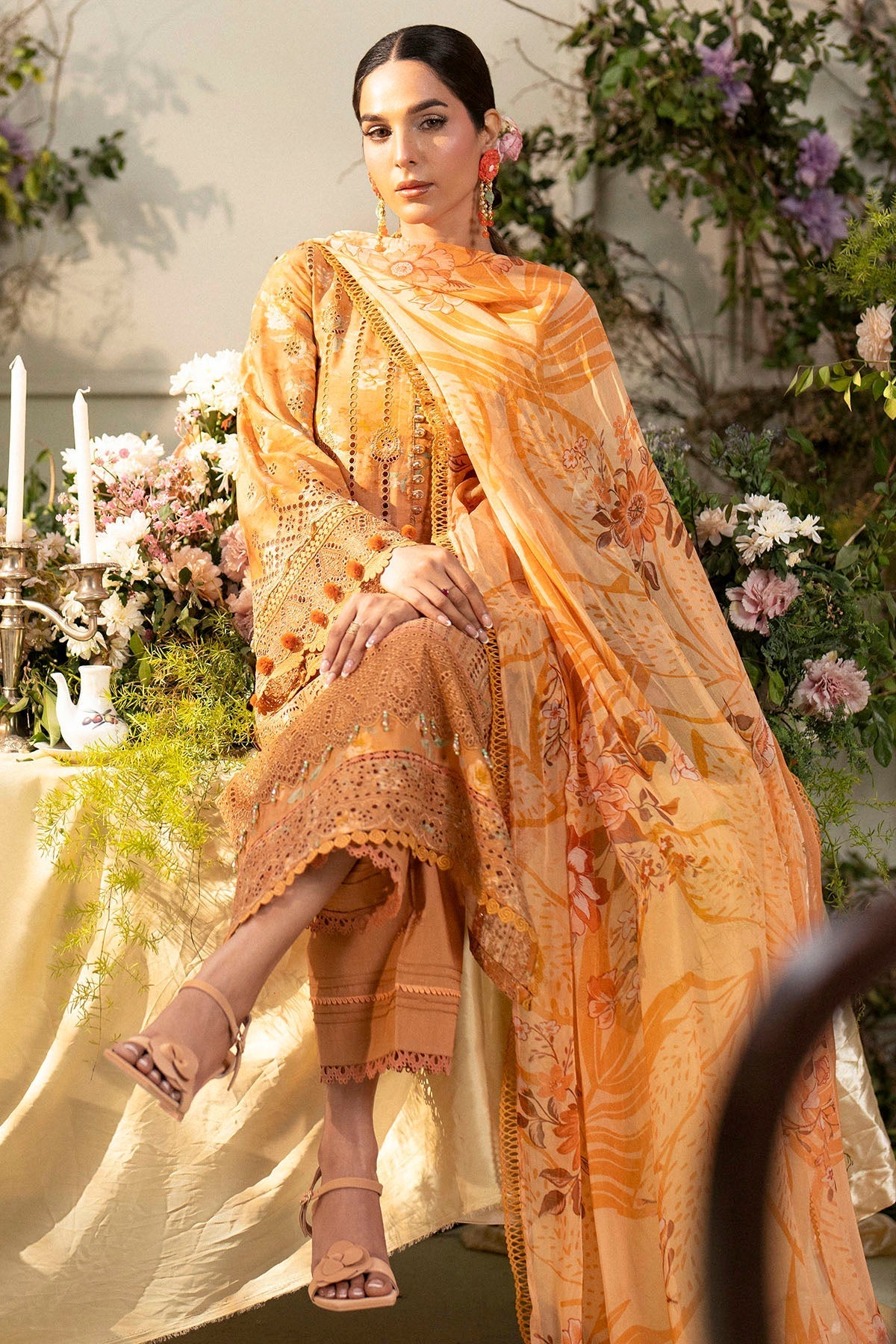 Motifz | Premium Lawn 25 | 5431-BLUEBEELL - Official Motifz stockist in UK - Sakeena London