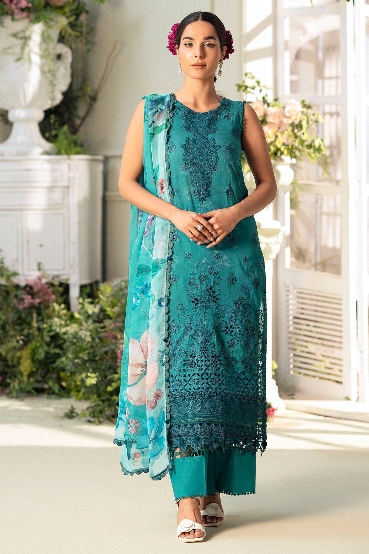 Motifz | Premium Lawn 25 | 5432-MARIGOLD - Official Motifz stockist in UK - Sakeena London