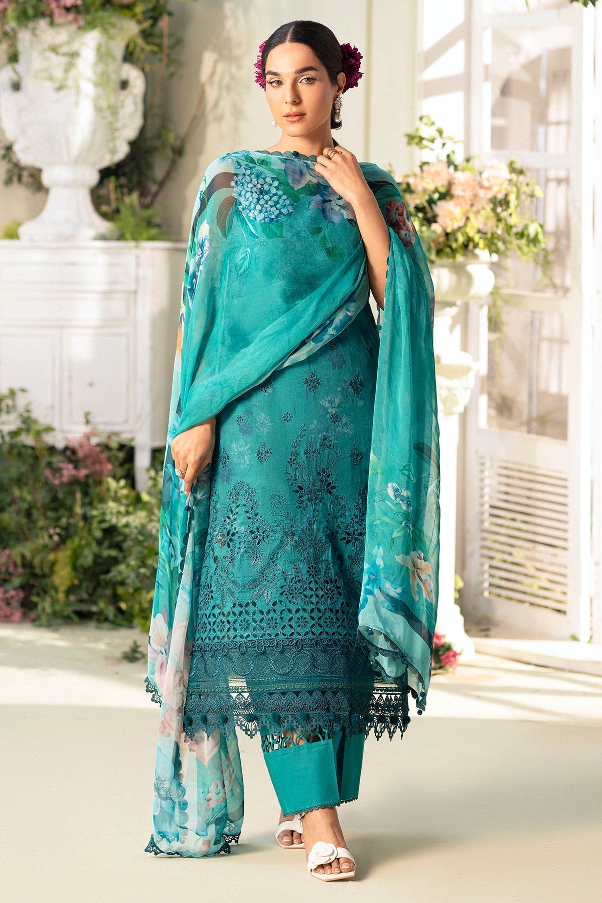 Motifz | Premium Lawn 25 | 5432-MARIGOLD - Official Motifz stockist in UK - Sakeena London