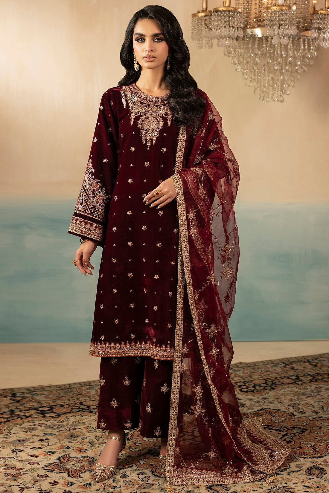 Motifz | Premium Winter 25 | 5667-SKY - Official Motifz stockist in UK - Sakeena London