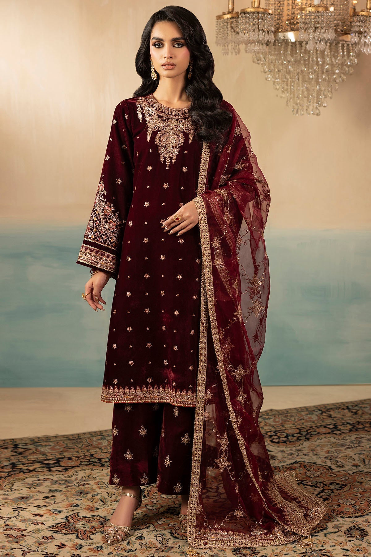 Motifz | Premium Winter 25 | 5667-SKY - Official Motifz stockist in UK - Sakeena London