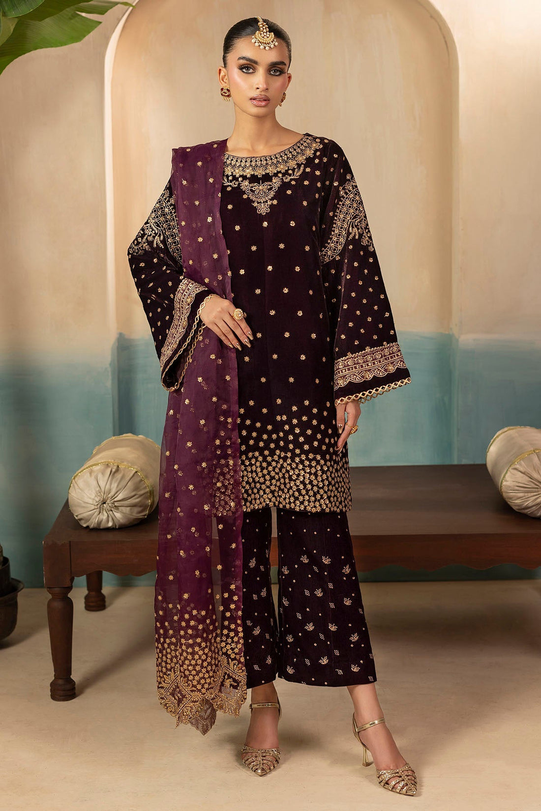 Motifz | Premium Winter 25 | 5668-CORAL - Official Motifz stockist in UK - Sakeena London