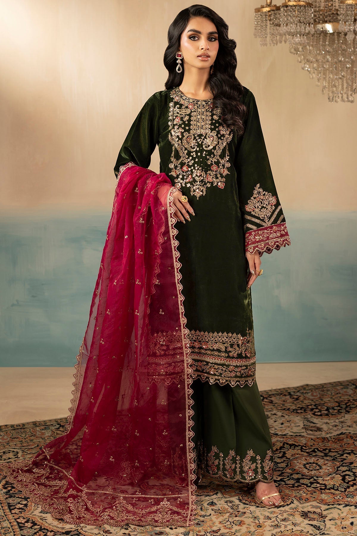 Motifz | Premium Winter 25 | 5669-SAGE - Official Motifz stockist in UK - Sakeena London