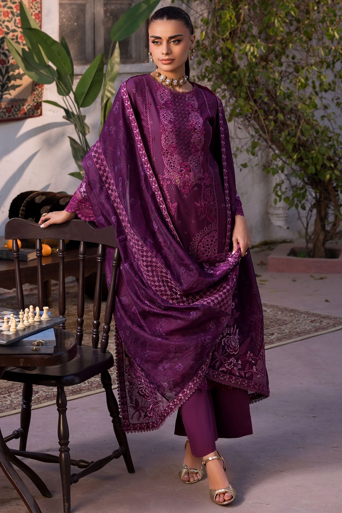 Motifz | Premium Lawn 26 | 5931-CRIMSON