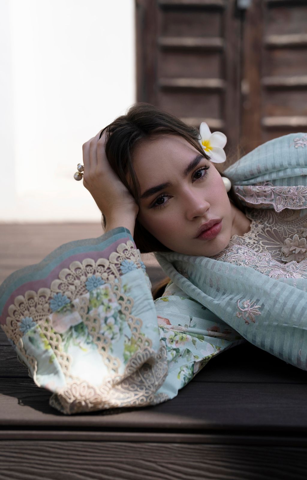 AJR Couture | Printakari Lawn 25 | Myrtle - Official AJR Couture stockist in UK - Sakeena London