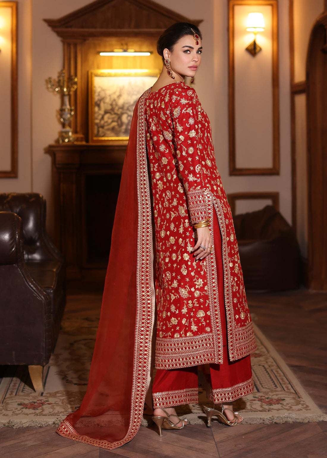 Waqas Shah | Meh-E-Nur | RED ROSE - Official Waqas Shah stockist in UK - Sakeena London