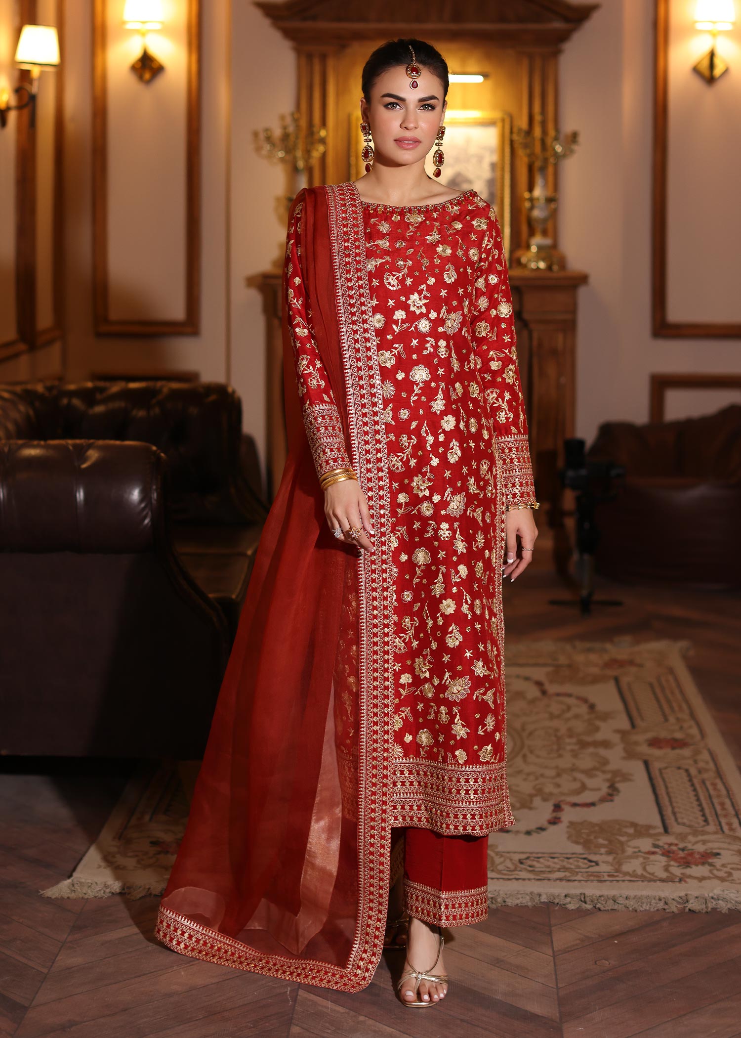 Waqas Shah | Meh-E-Nur | RED ROSE - Official Waqas Shah stockist in UK - Sakeena London