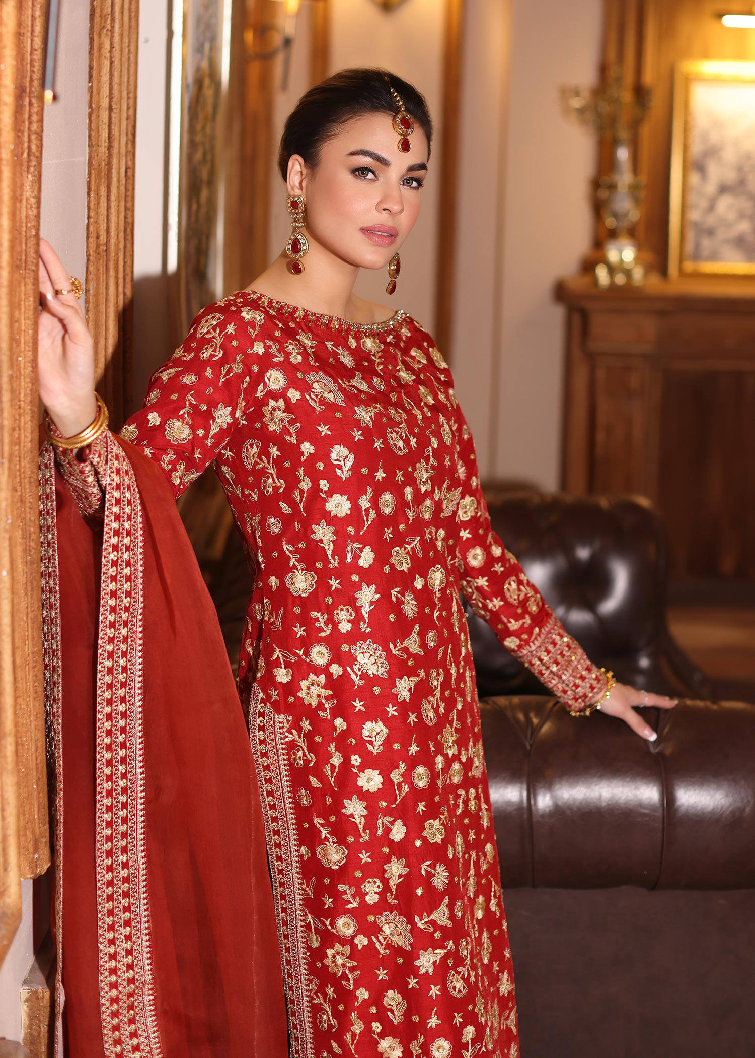 Waqas Shah | Meh-E-Nur | RED ROSE - Official Waqas Shah stockist in UK - Sakeena London
