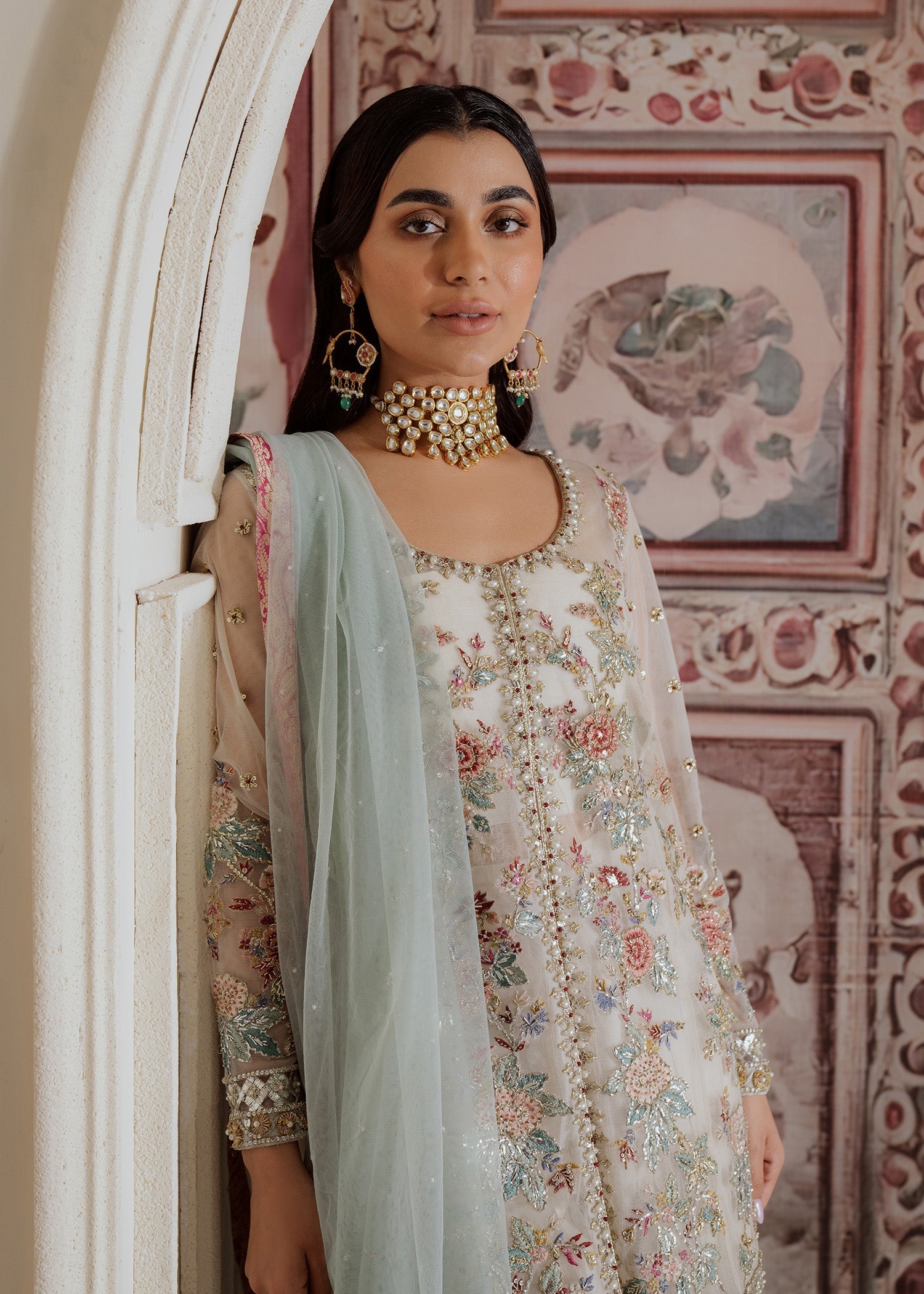 Mahgul | Portraits of Anaya | White Garden - Official Mahgul stockist in UK - Sakeena London