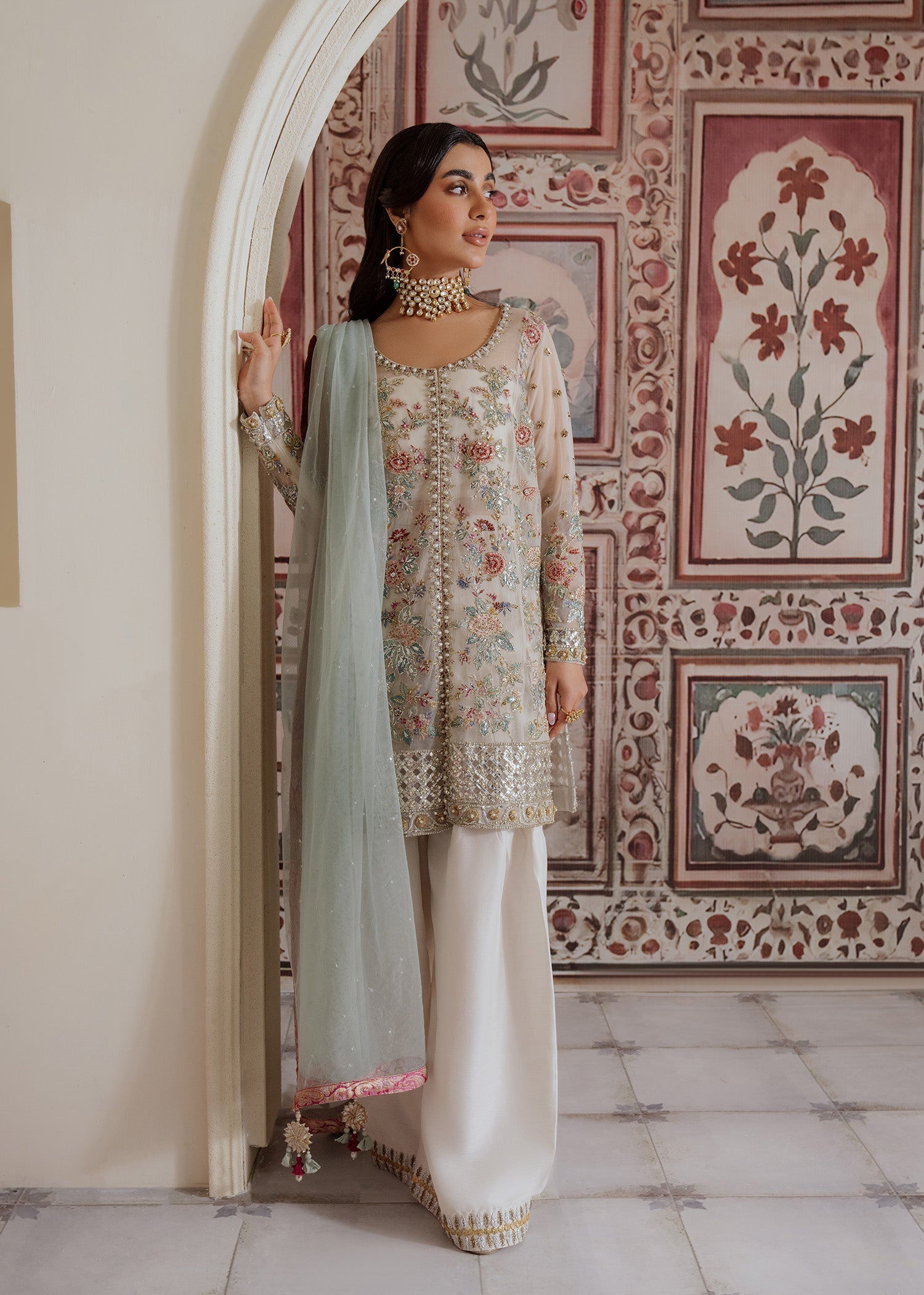 Mahgul | Portraits of Anaya | White Garden - Official Mahgul stockist in UK - Sakeena London