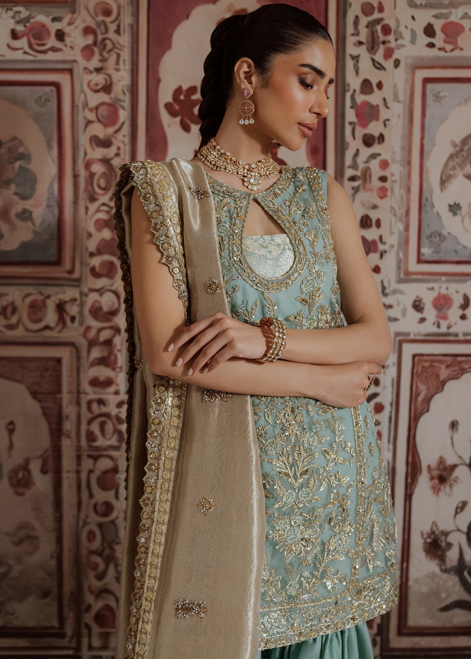 Mahgul | Portraits of Anaya | Turqoise Sea - Official Mahgul stockist in UK - Sakeena London