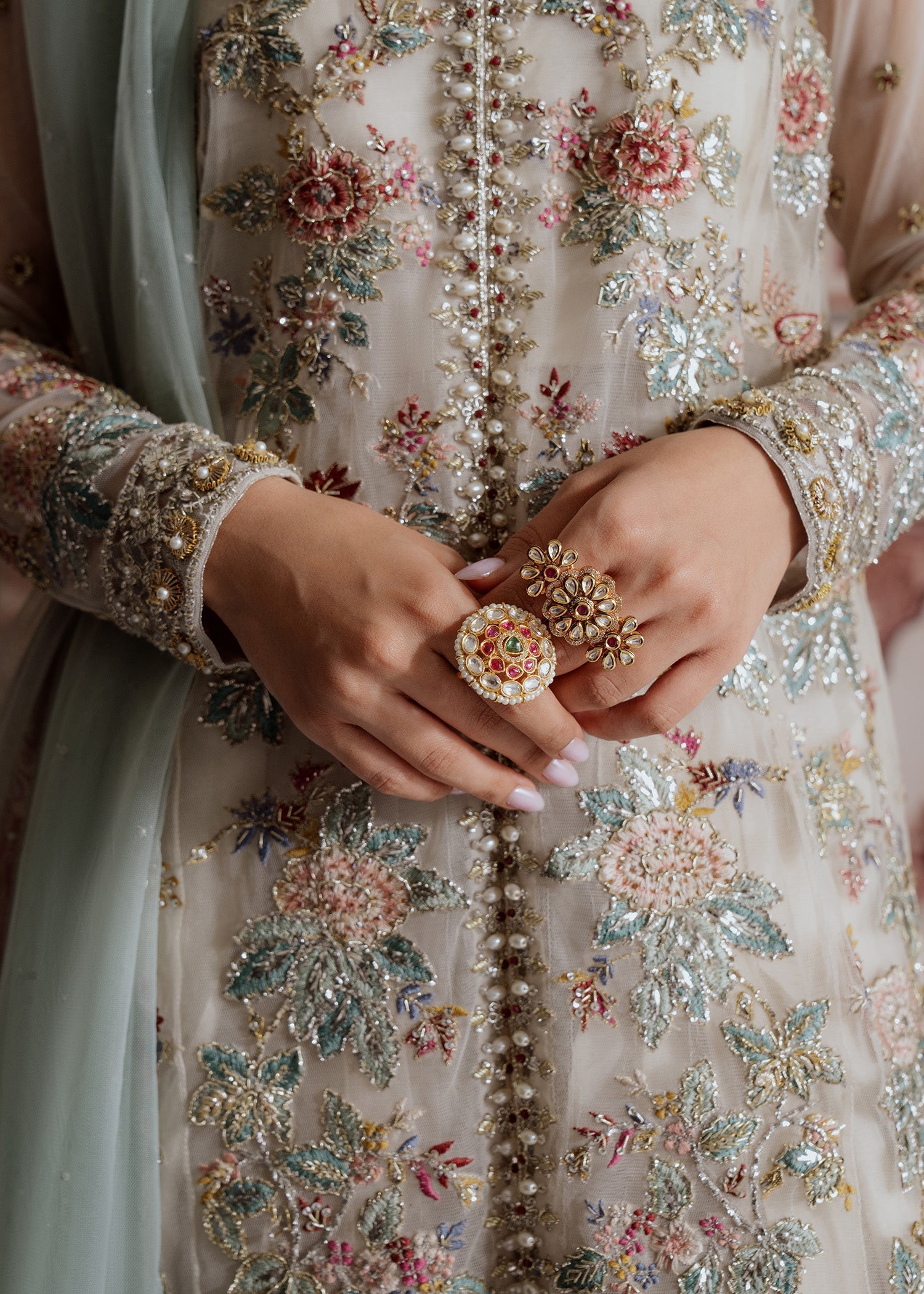 Mahgul | Portraits of Anaya | White Garden - Official Mahgul stockist in UK - Sakeena London