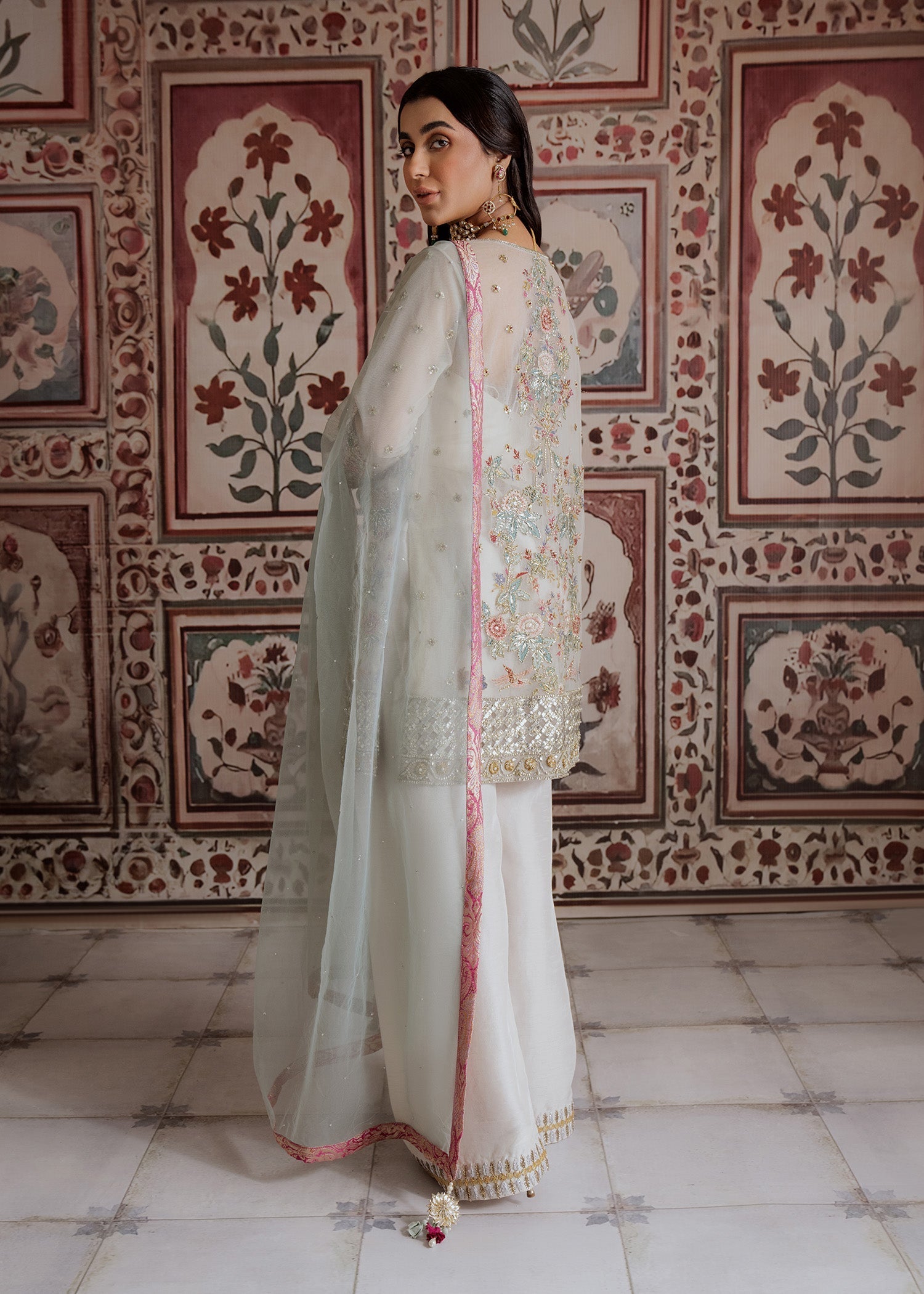 Mahgul | Portraits of Anaya | White Garden - Official Mahgul stockist in UK - Sakeena London