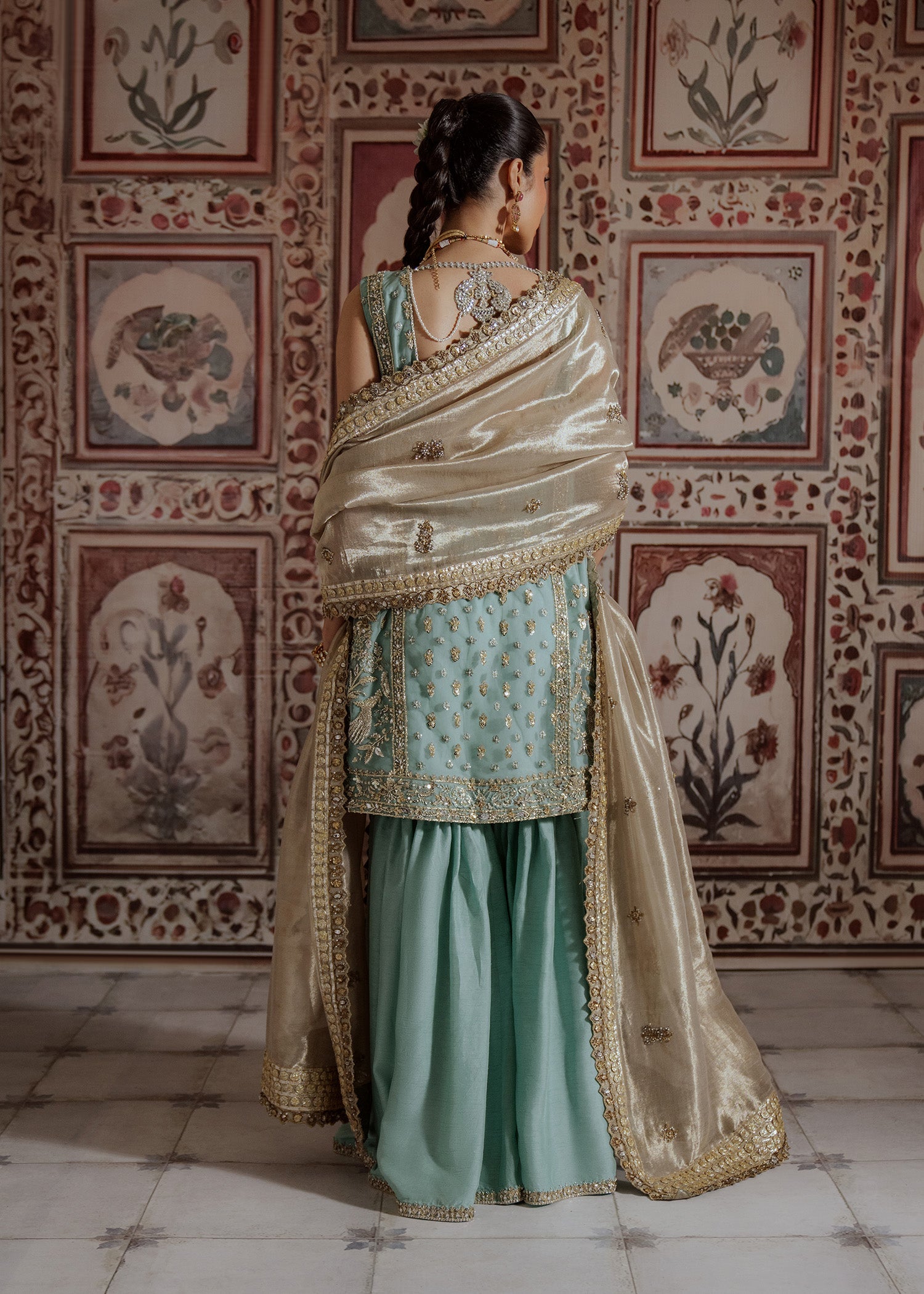 Mahgul | Portraits of Anaya | Turqoise Sea - Official Mahgul stockist in UK - Sakeena London