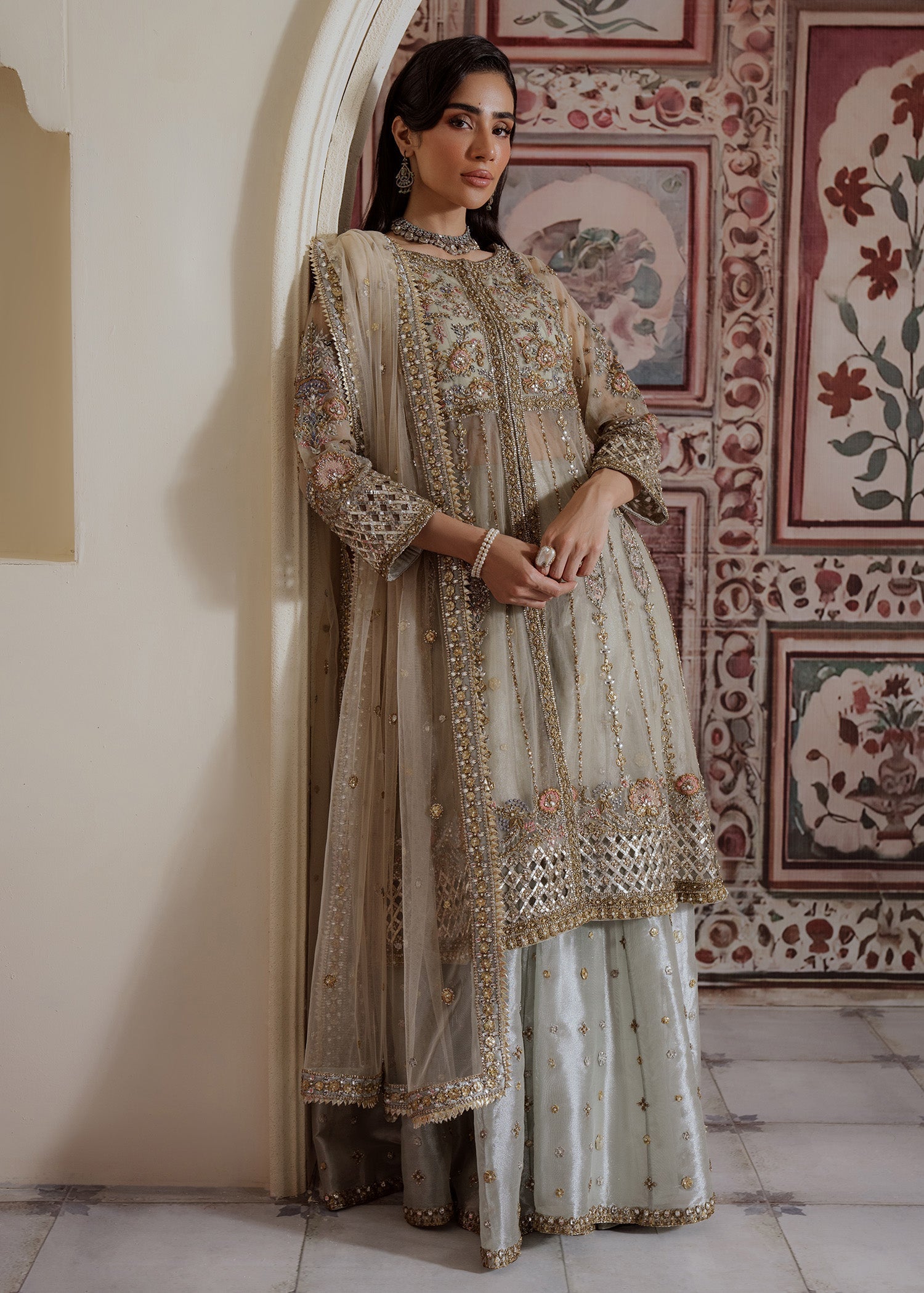 Mahgul | Portraits of Anaya | Silver Mint - Official Mahgul stockist in UK - Sakeena London