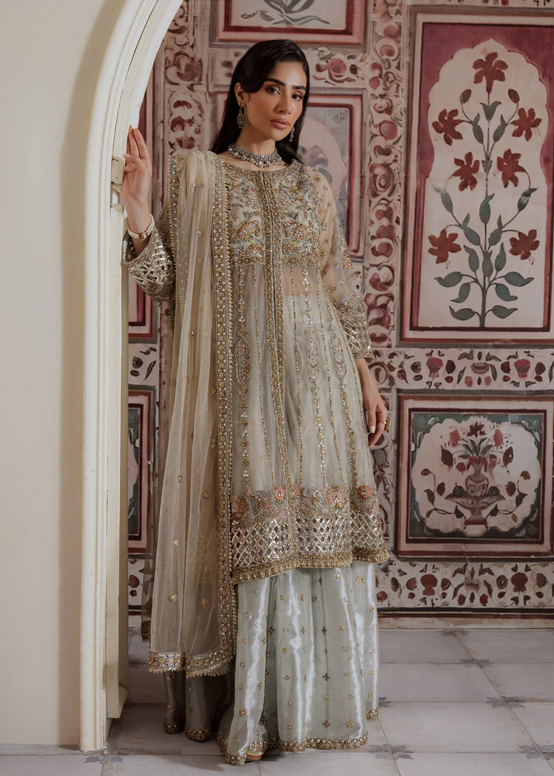Mahgul | Portraits of Anaya | Silver Mint - Official Mahgul stockist in UK - Sakeena London