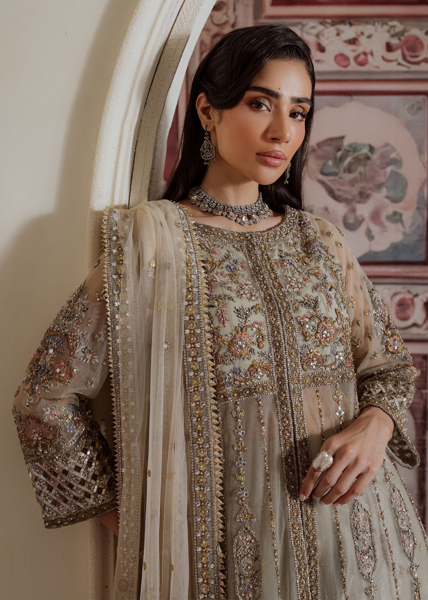 Mahgul | Portraits of Anaya | Silver Mint - Official Mahgul stockist in UK - Sakeena London