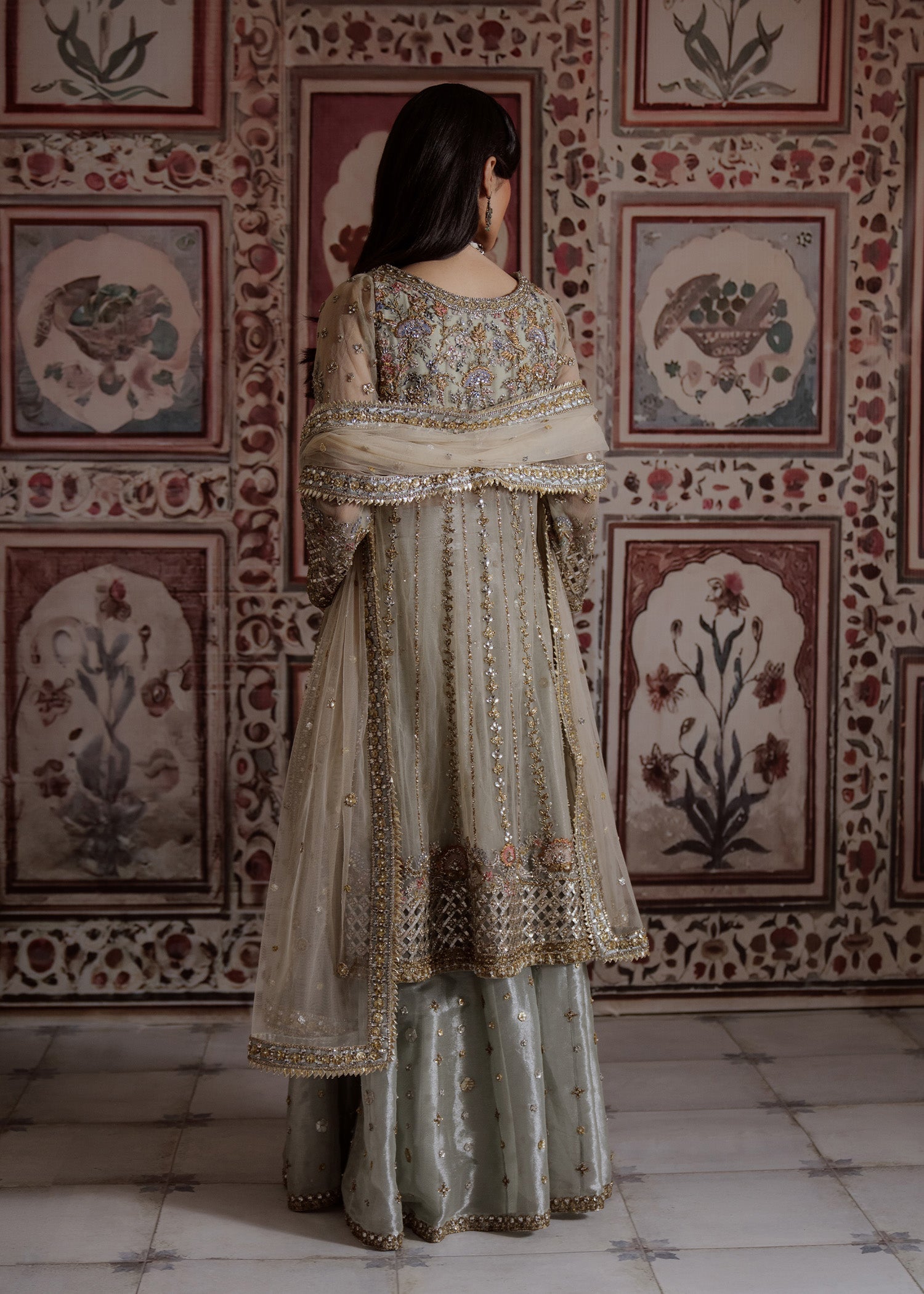 Mahgul | Portraits of Anaya | Silver Mint - Official Mahgul stockist in UK - Sakeena London