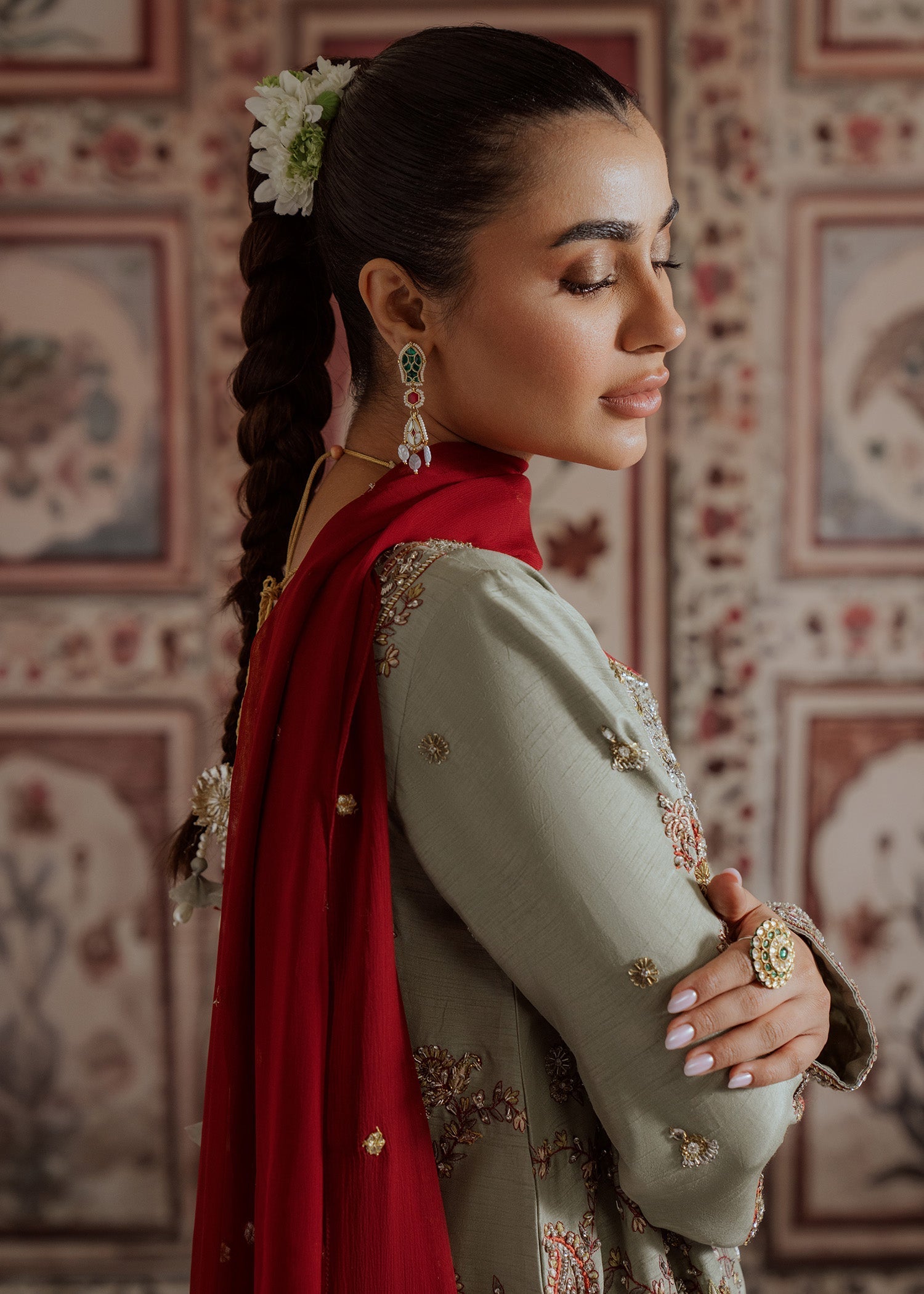Mahgul | Portraits of Anaya | Sage - Official Mahgul stockist in UK - Sakeena London