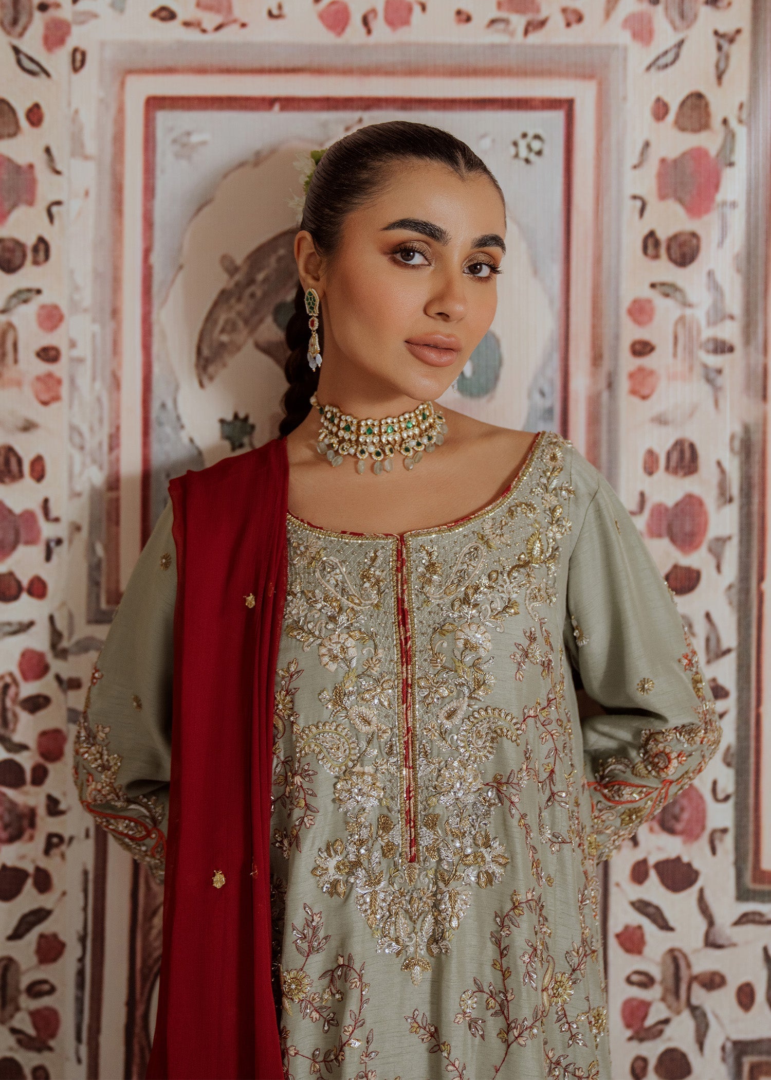 Mahgul | Portraits of Anaya | Sage - Official Mahgul stockist in UK - Sakeena London