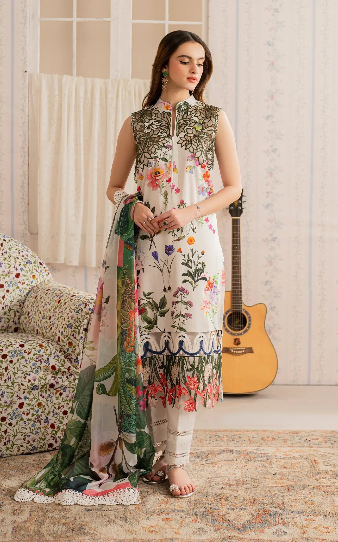 Asifa and Nabeel | Meraki Vintage 25 | Mahgul (MVL25-16) - Official Asifa and Nabeel stockist in UK - Sakeena London