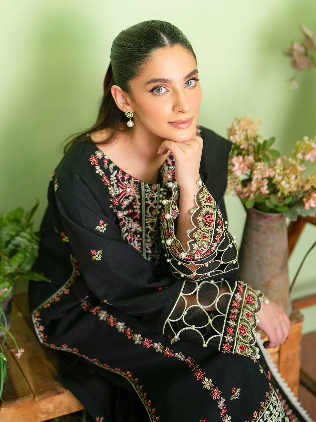 Mahnur | Leila Winter 24 | Bianca - Official Mahnur stockist in UK - Sakeena London