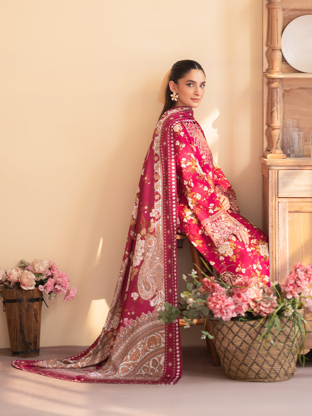 Mahnur | Leila Winter 24 | Camellia - Official Mahnur stockist in UK - Sakeena London