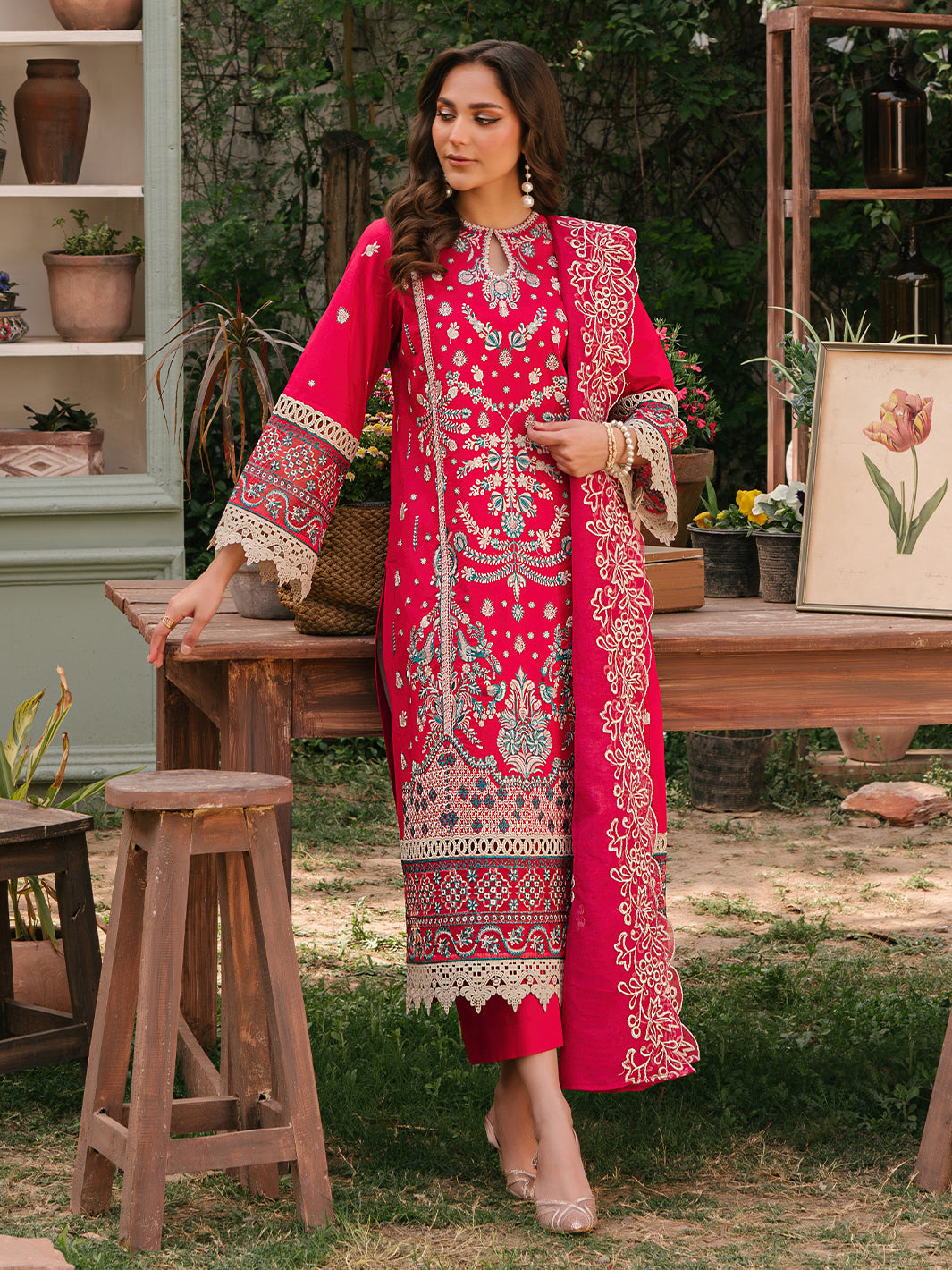 Mahnur | Masakali Luxury Lawn 24 | MK 06 - B - Official Mahnur stockist in UK - Sakeena London