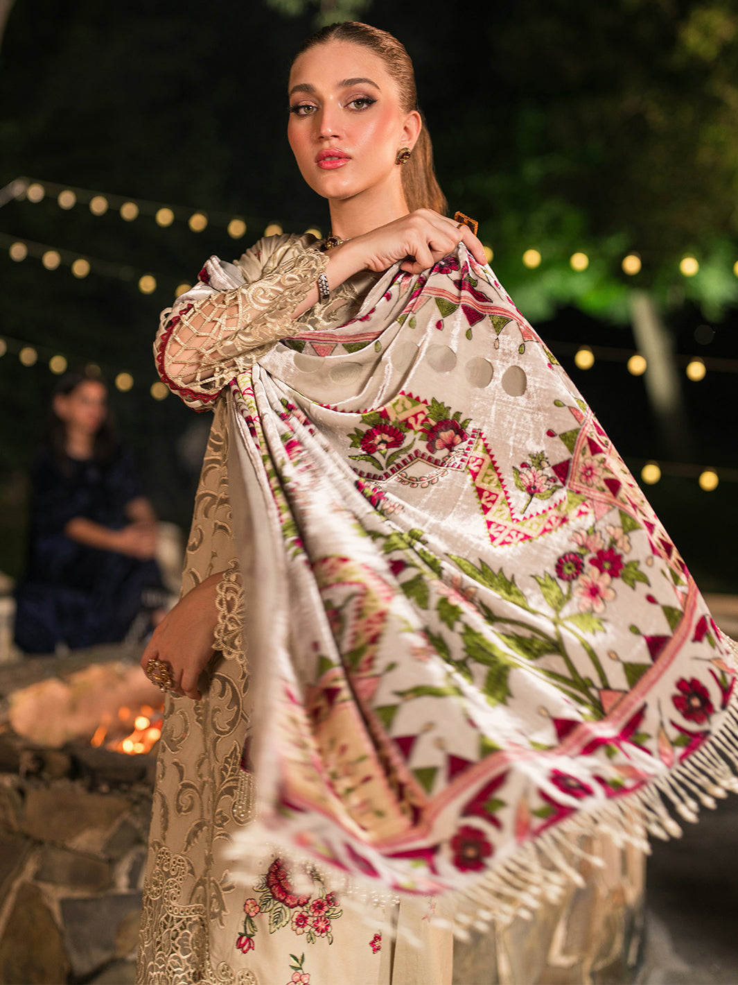 Mahnur | Nazakat Luxury Winter | KIVA - Official Mahgul stockist in UK - Sakeena London