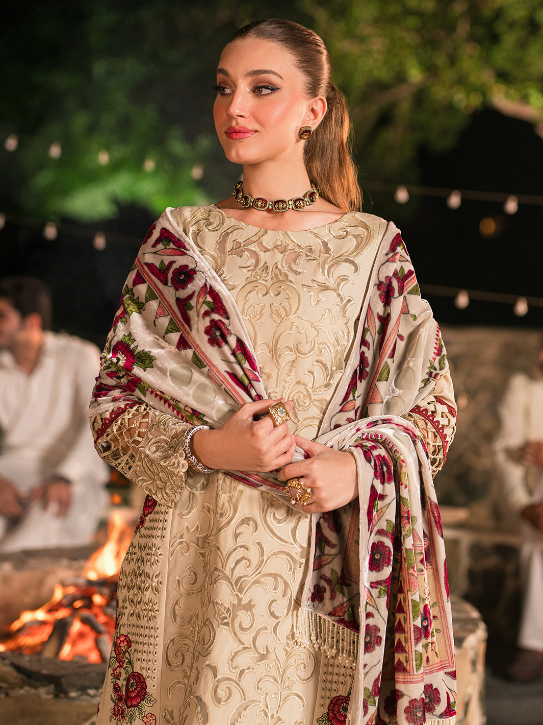 Mahnur | Nazakat Luxury Winter | KIVA - Official Mahgul stockist in UK - Sakeena London