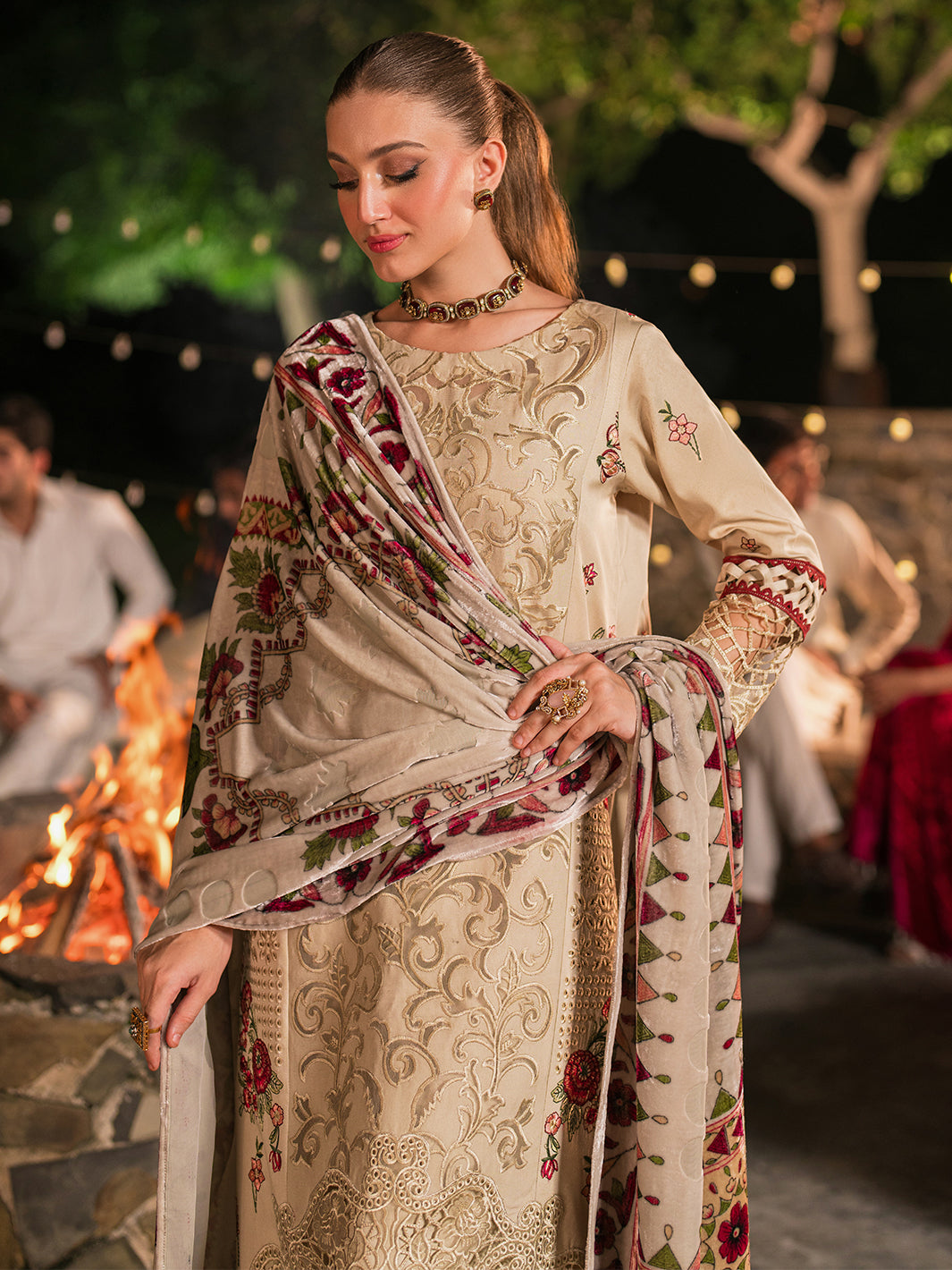 Mahnur | Nazakat Luxury Winter | KIVA - Official Mahgul stockist in UK - Sakeena London