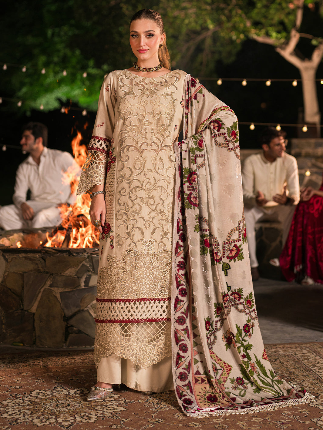 Mahnur | Nazakat Luxury Winter | KIVA - Official Mahgul stockist in UK - Sakeena London