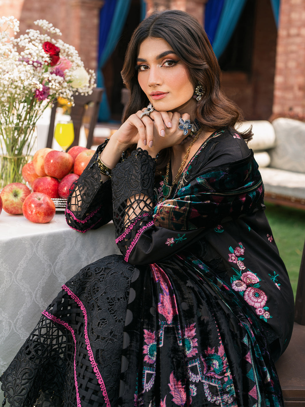 Mahnur | Nazakat Luxury Winter | TALIA - Official Mahnur stockist in UK - Sakeena London