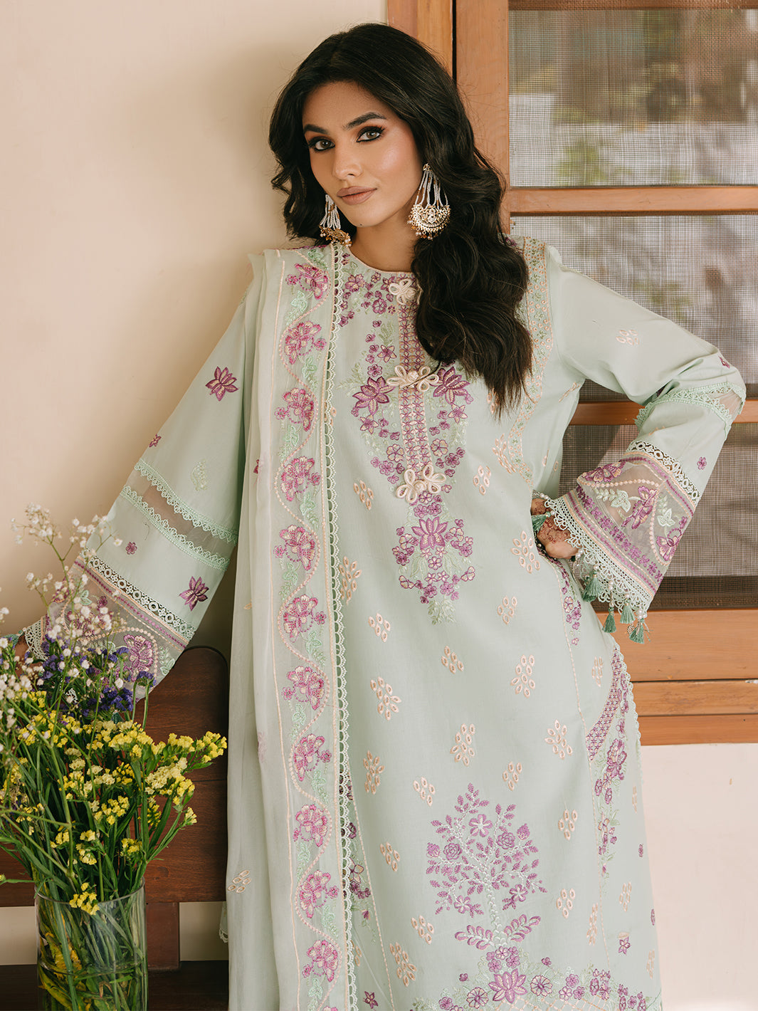 Mahnur | Shanaya Luxury Lawn 25 | Hooriya - Official Mahnur stockist in UK - Sakeena London