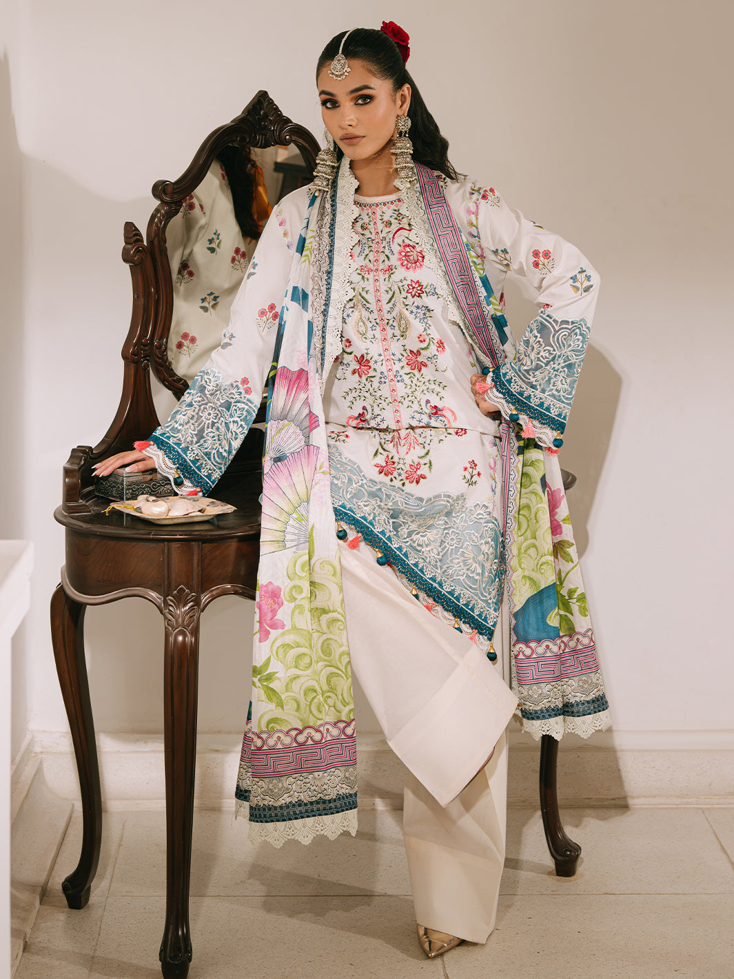 Mahnur | Shanaya Luxury Lawn 25 | Rangrez - Official Mahnur stockist in UK - Sakeena London