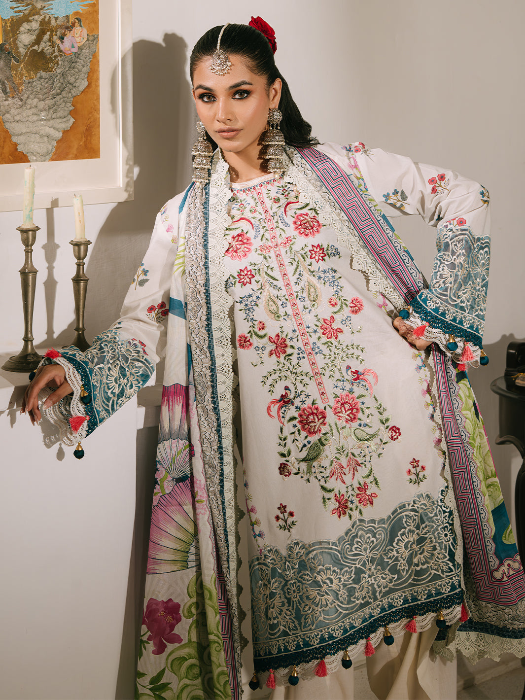 Mahnur | Shanaya Luxury Lawn 25 | Rangrez - Official Mahnur stockist in UK - Sakeena London