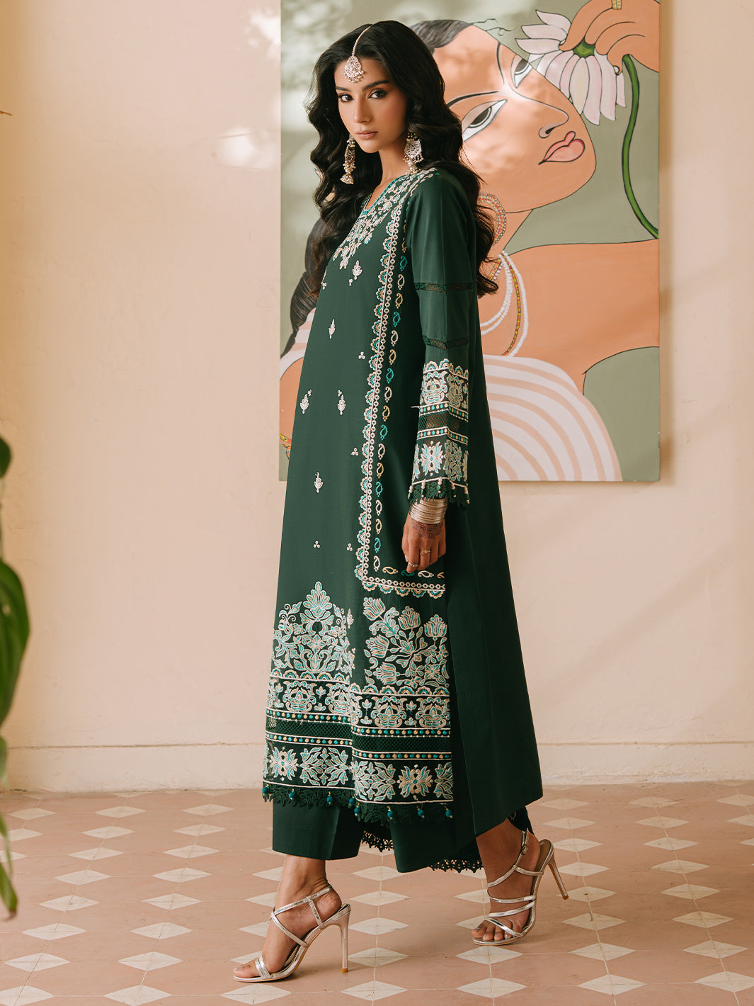 Mahnur | Shanaya Luxury Lawn 25 | Siyahgul - Official Mahnur stockist in UK - Sakeena London