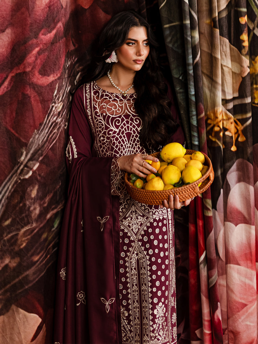 Mahnur | Veronica Luxury Karandi 24 | ROSE - Official Mahnur stockist in UK - Sakeena London