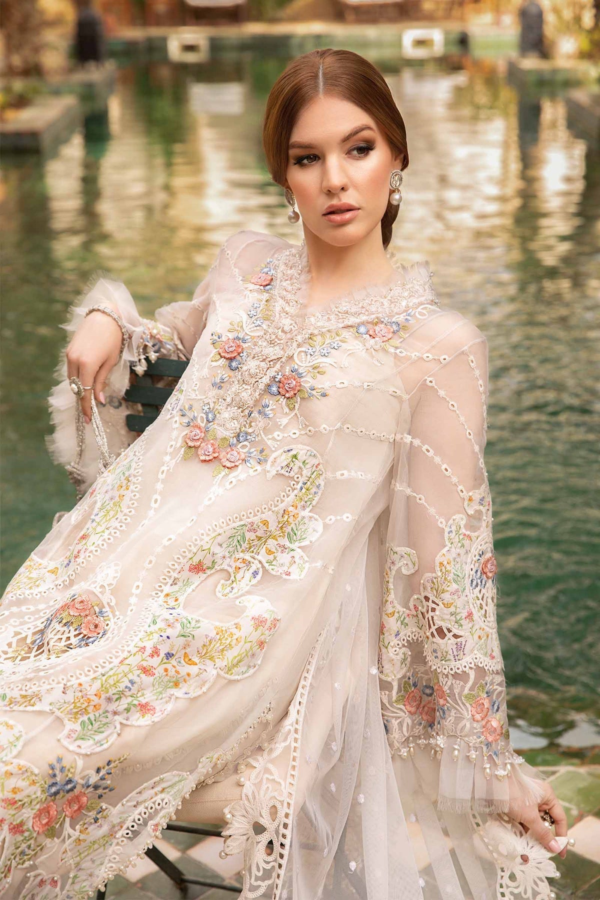 Maria B | Voyage a' Luxe Lawn | D-2405-A - Official Maria B stockist in UK - Sakeena London