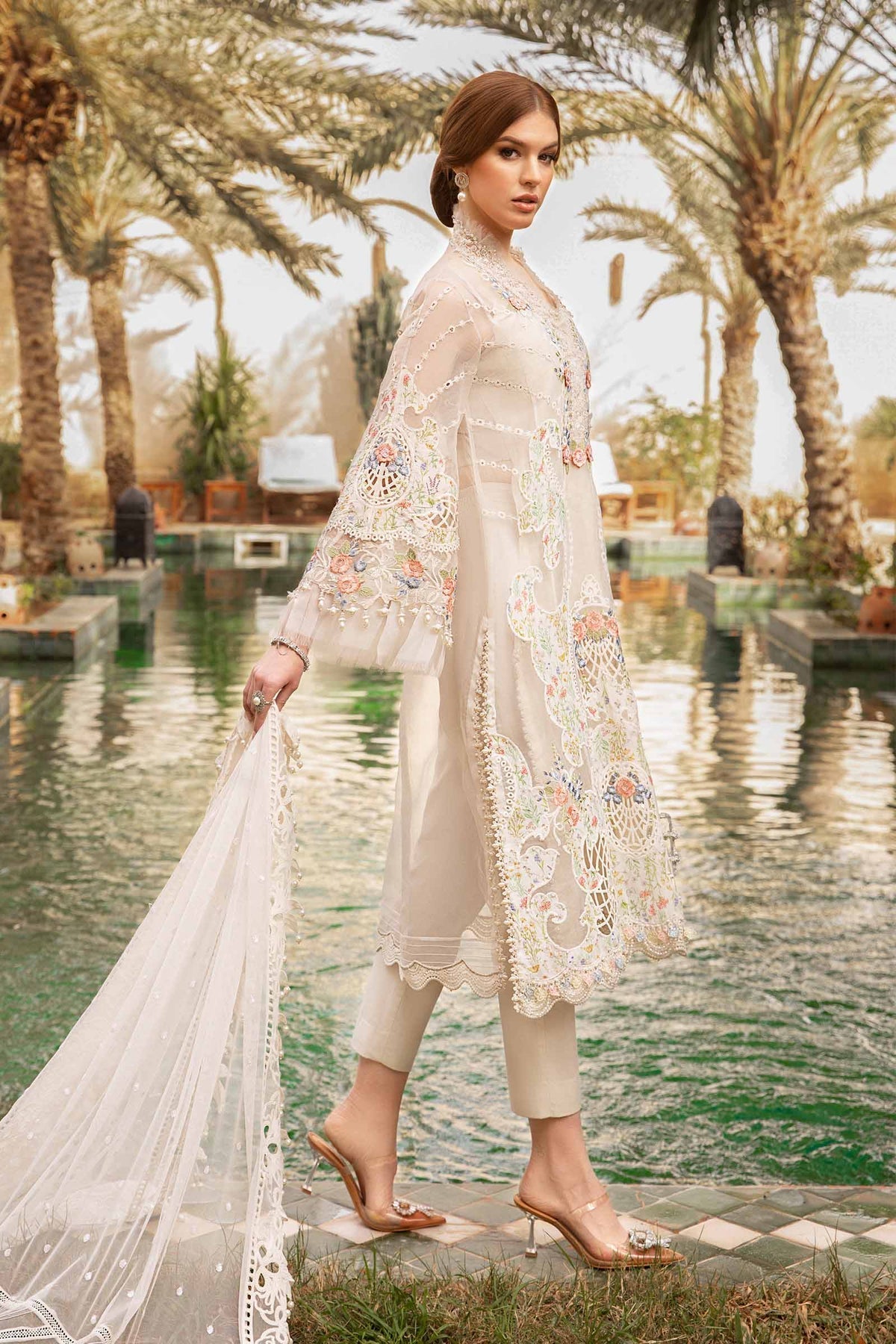 Maria B | Voyage a' Luxe Lawn | D-2405-A - Official Maria B stockist in UK - Sakeena London