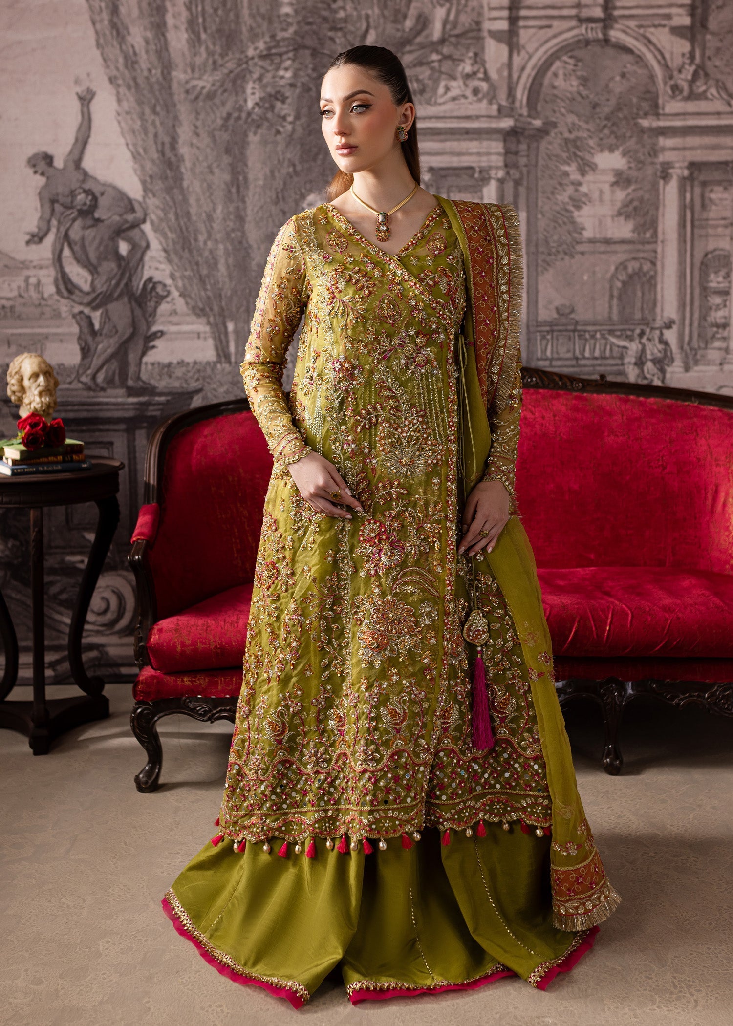 Maria Osama Khan | Mystara Wedding Festive | Noir - Official Maria Osama Khan stockist in UK - Sakeena London